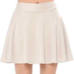 Beige/light tan skater skirt